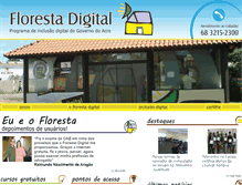 Tablet Screenshot of florestadigital.acre.gov.br